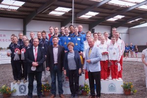 Siegerehrung Bremer Meisterschaft Voltigieren2015